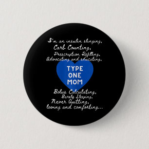 Macaron Rond 5 Cm Conscience de maman de type un