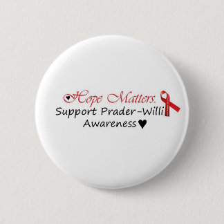 Macaron Rond 5 Cm Conscience de Prader-Willi