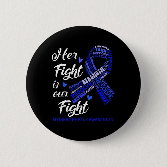 Macaron Rond 5 Cm Conscience que son combat est notre combat (Devant)