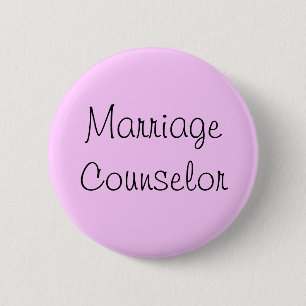 Macaron Rond 5 Cm "Conseiller matrimonial" Pin