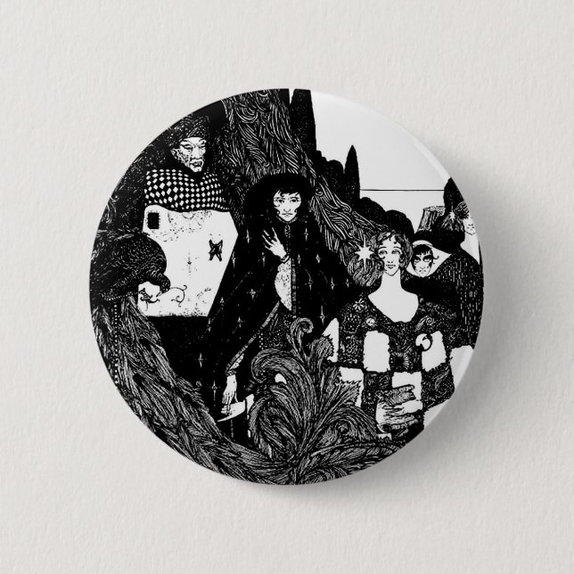 Macaron Rond 5 Cm Conte de fées - illustration 2 (Devant)