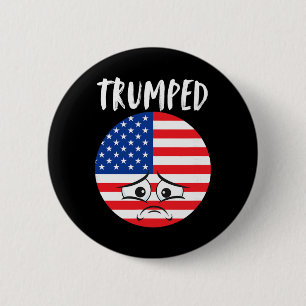 Macaron Rond 5 Cm Contre Trump Élection Regret Démocrates Trumpé