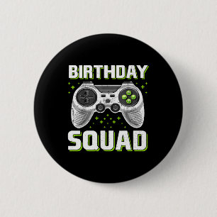 Macaron Rond 5 Cm Contrôleur De Jeu Vidéo Squad Pour Les Garçons Gam