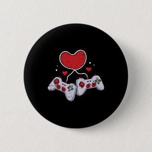 Macaron Rond 5 Cm Contrôleur de jeu vidéo Valentines Jour Cool Jeu G