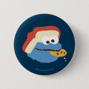 Macaron Rond 5 Cm Cookie Monster Camp Cookies