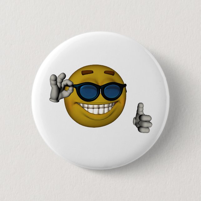 Macaron Rond 5 Cm Cool (Devant)
