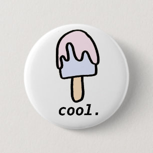 Macaron Rond 5 Cm cool. Bouton de Popsicle