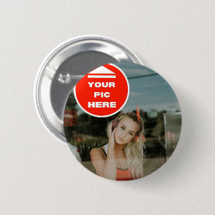 Macaron Rond 5 Cm COOL ! Bouton - Personnalisé
