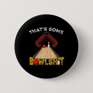 Macaron Rond 5 Cm Cool C'est un bol drôle Bowling Cadeau Hommes femm