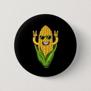 Macaron Rond 5 Cm Cool Corn Art Hommes Femmes Agricultrices Danser C
