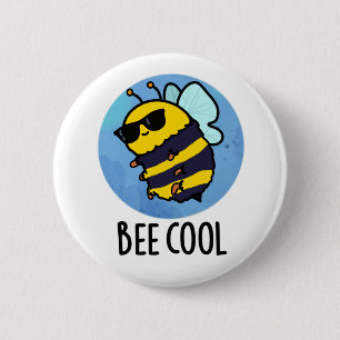 Macaron Rond 5 Cm Cool d'abeilles drôle Insecte Bee Pun