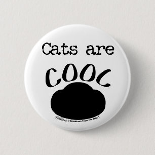Macaron Rond 5 Cm Cool Empreinte de patte