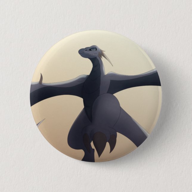 Macaron Rond 5 Cm Cool Grey Wyvern (Devant)