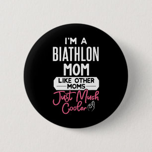 Macaron Rond 5 Cm Cool Mothers Day Design Biathlon Maman