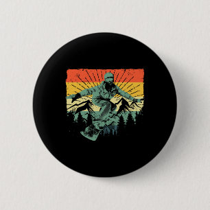 Macaron Rond 5 Cm Cool Snowboard Art Hommes Femmes Snowboard Snowboa