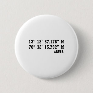 Macaron Rond 5 Cm Coordonnées Aru Design Vacances d'été Caraïbes I