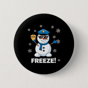 Macaron Rond 5 Cm Cop Snowman congeler Noël fêtes Noël