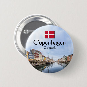 Macaron Rond 5 Cm Copenhague Nyhavn