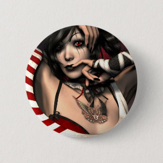 Macaron Rond 5 Cm Copie d'art de "harlequin"