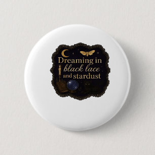 Macaron Rond 5 Cm Copie De Whimsigoth Imaginaire Forêts Mystiques, L