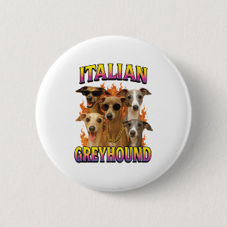 Macaron Rond 5 Cm Copie Greyhound italienne