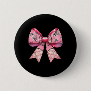 Macaron Rond 5 Cm Coquette Bow Ribbon Volant de badminton Raquette r
