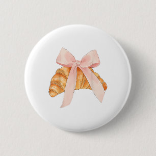 Macaron Rond 5 Cm Coquette Bow Rose Croissant Cuisine Baking Baker P