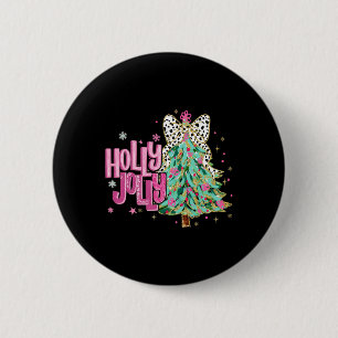 Macaron Rond 5 Cm Coquette Noël Coloré Holly Et Jolly Christ