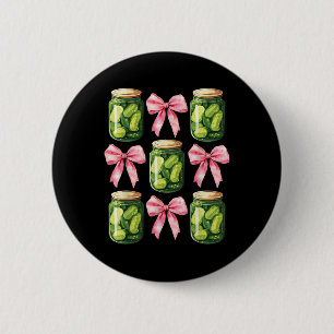 Macaron Rond 5 Cm Coquette Pickle En Canne Bows Jote Jar Fille Femme