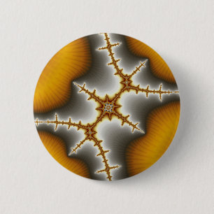 Macaron Rond 5 Cm Coquilles de mer - bouton de fractale