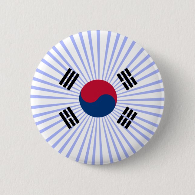 Macaron Rond 5 Cm Coreana de Bandera (Devant)