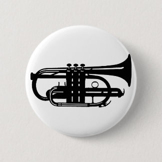 Macaron Rond 5 Cm Cornet d'instrument de musique - musiciens