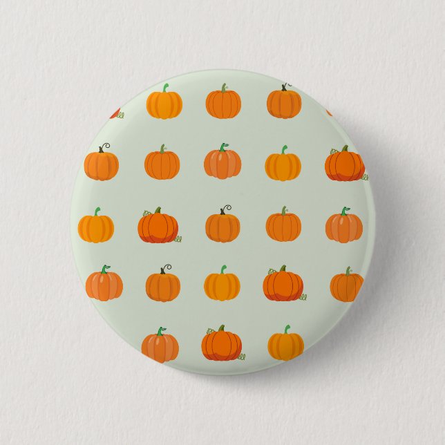 Macaron Rond 5 Cm Correctif citrouille (Devant)