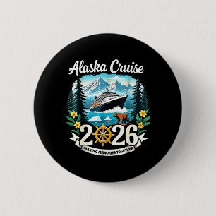 Macaron Rond 5 Cm Correspondance Famille Amis et Groupe Alaskan Alas