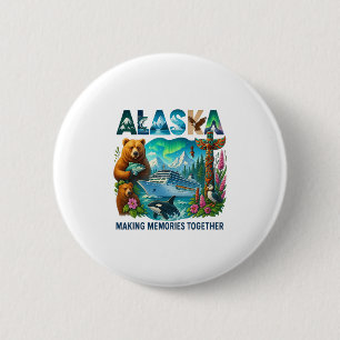 Macaron Rond 5 Cm Correspondance Famille Amis Et Groupe Alaskan Alas