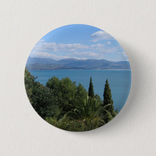 Macaron Rond 5 Cm Costa del Cilento bouton personnalisé