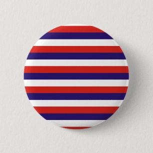 Macaron Rond 5 Cm Costa Rica laos drapeau bandes bleu rouge blanc mo