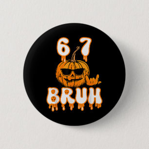 Macaron Rond 5 Cm Costume Brainrot de 67 memes d'Halloween Enfants 6
