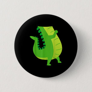 Macaron Rond 5 Cm Costume d'alligator - Gator Crocodile Zoo Amateur