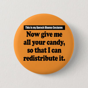 Macaron Rond 5 Cm Costume de Barack Obama
