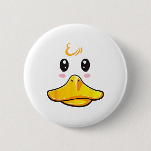 Macaron Rond 5 Cm Costume de canard en caoutchouc mou Ducky Visage H