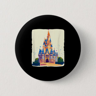 Macaron Rond 5 Cm Costume de château de royaume magique cool pour ga