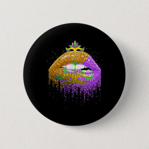 Macaron Rond 5 Cm Costume de fête carnavalesque Lèvres mascarade Cad