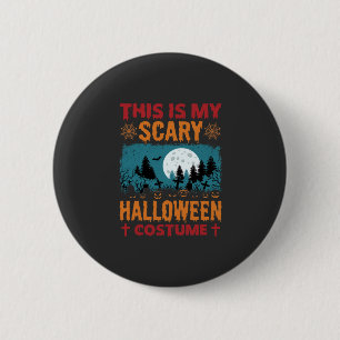 Macaron Rond 5 Cm Costume de Halloween Effrayant Drôle Graphique Lun