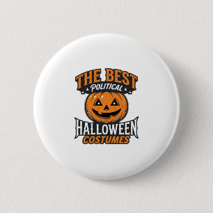 Macaron Rond 5 Cm Costume de Halloween politique Citrouille Vintage 