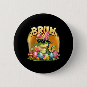 Macaron Rond 5 Cm Costume de jour de Pâques Alligator Bruh pour adol