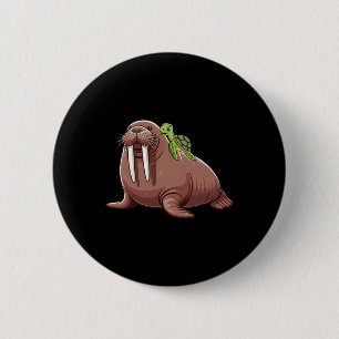 Macaron Rond 5 Cm Costume de Morse à Cheval Tortue Enfant Amateur d'