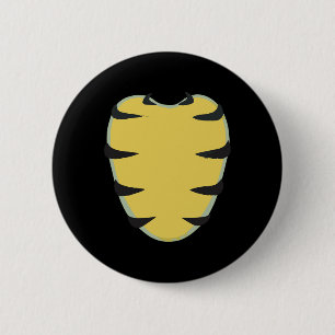 Macaron Rond 5 Cm Costume de poitrine de ventre Iguana Vert mignonne
