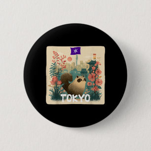 Macaron Rond 5 Cm Costume de Raton Laveur Animal Drôle Toxyko pour G