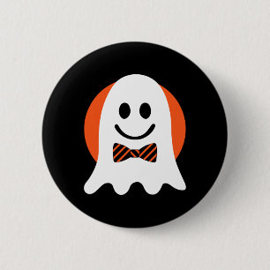 Macaron Rond 5 Cm Costume Fantôme Halloween Visage Hommes Femmes Enf